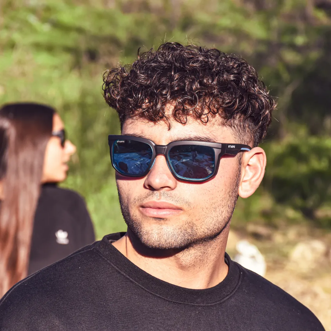 Metala gafa de sol polarizada