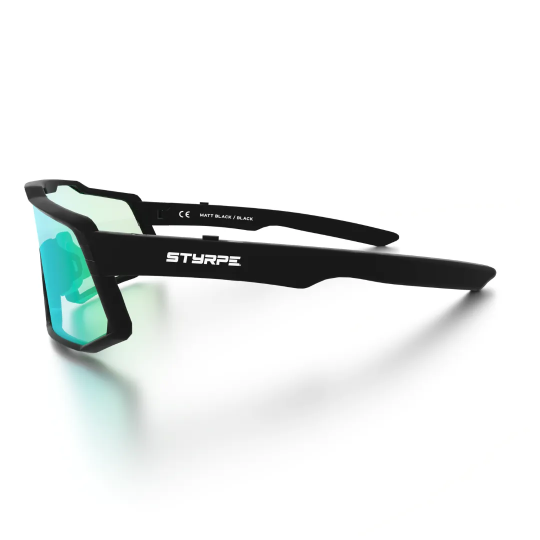 BASS MATT BLACK PHOTOCROMIC GREEN LAT