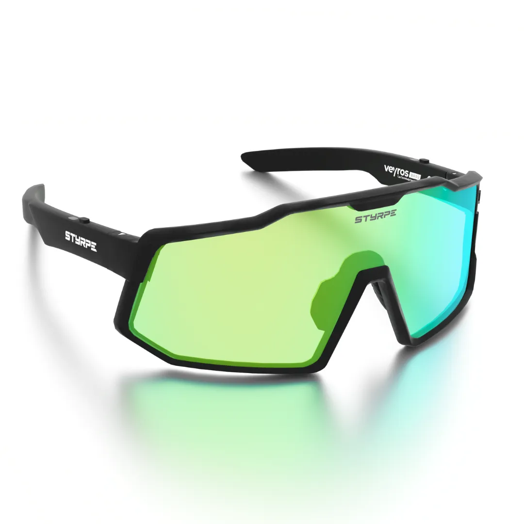 BASS MATT BLACK PHOTOCROMIC GREEN LEFT