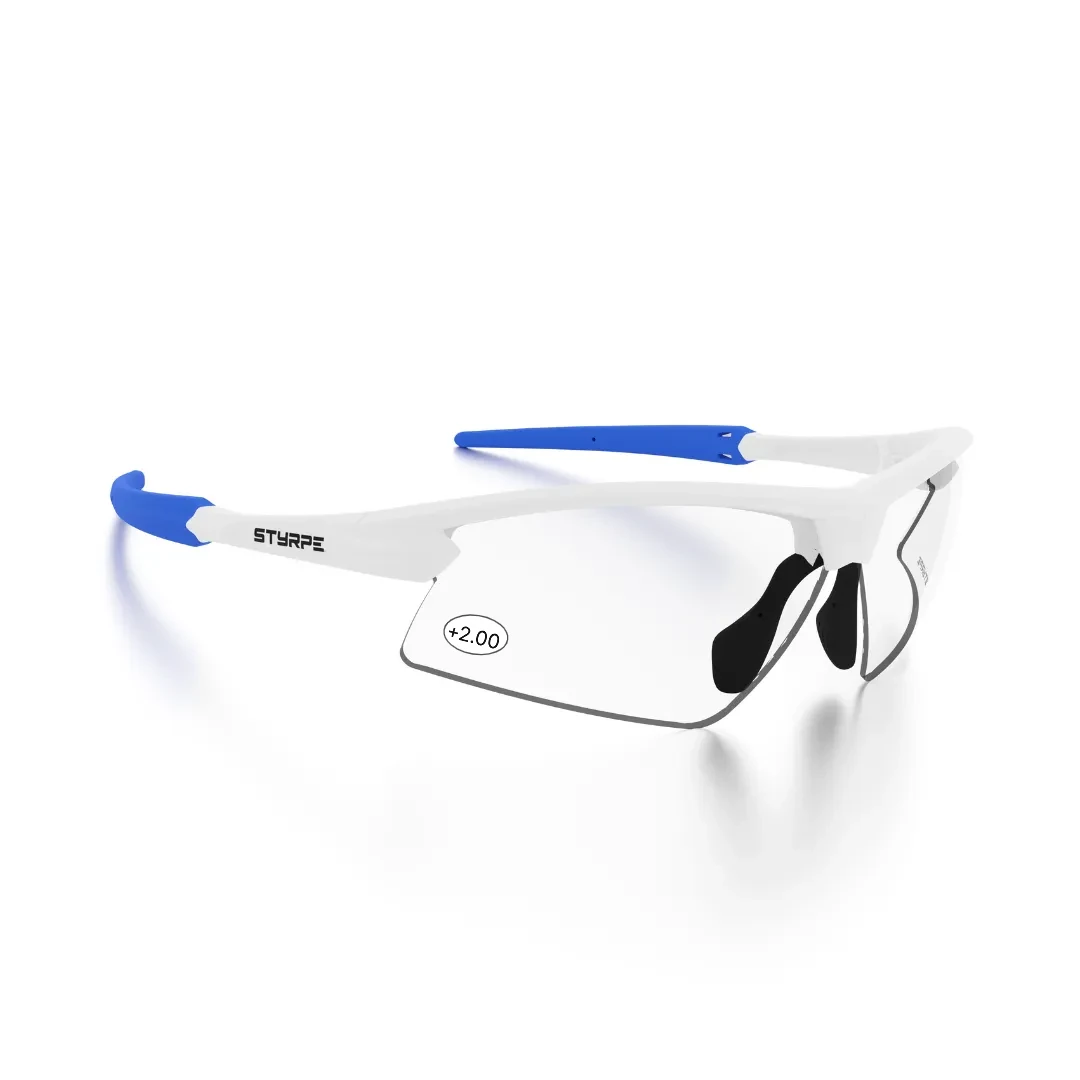 Styrpe 04 White / Blue bifocal fotocromática +2,00