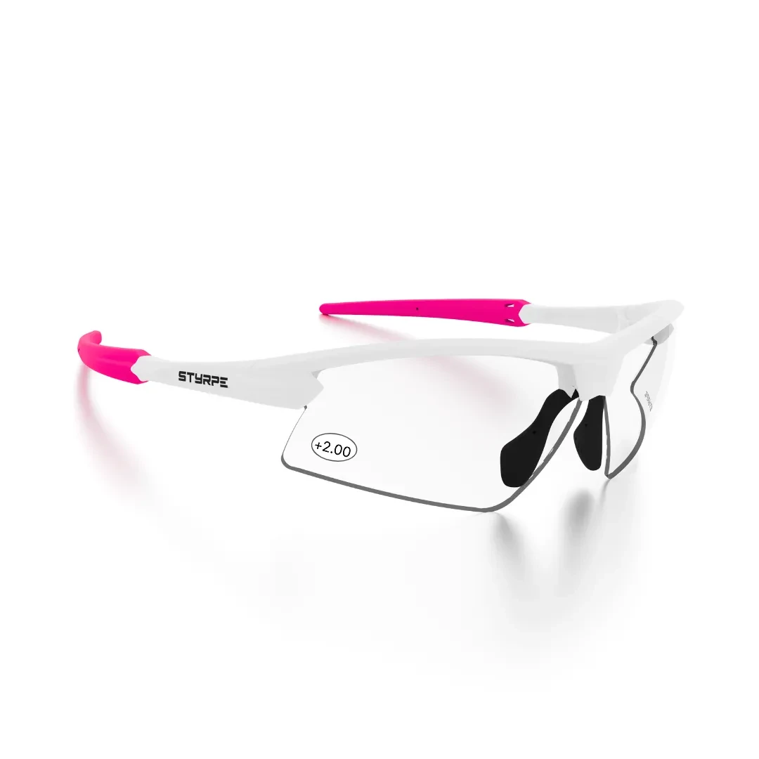 Styrpe 04 White / Pink bifocal fotocromática +2,00